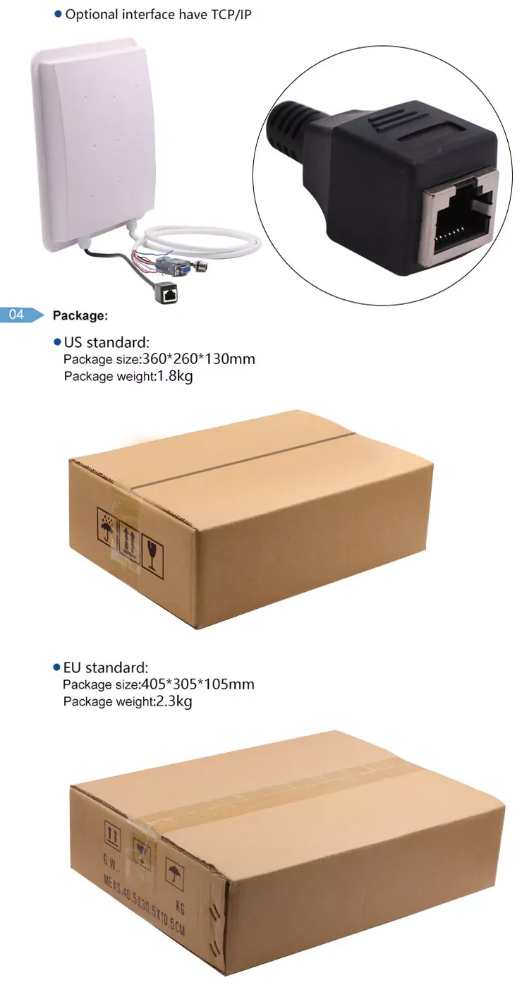 الفلبين قارئ بطاقة RFID بدون تلامس طويل المدى لنظام التحكم في الوصول نظام التحكم في الوصول إلى باب Rfid #6