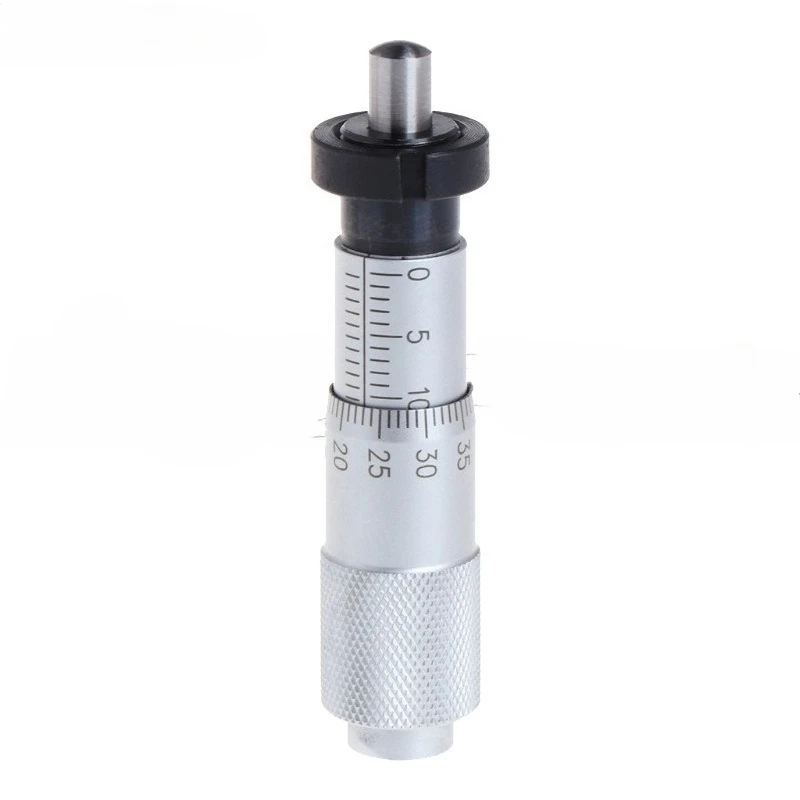 Differential , Micrometer Head, Micrometer Head 0-13mm Micrometer with Installation Nut, Flat Heads Round Head 0.01