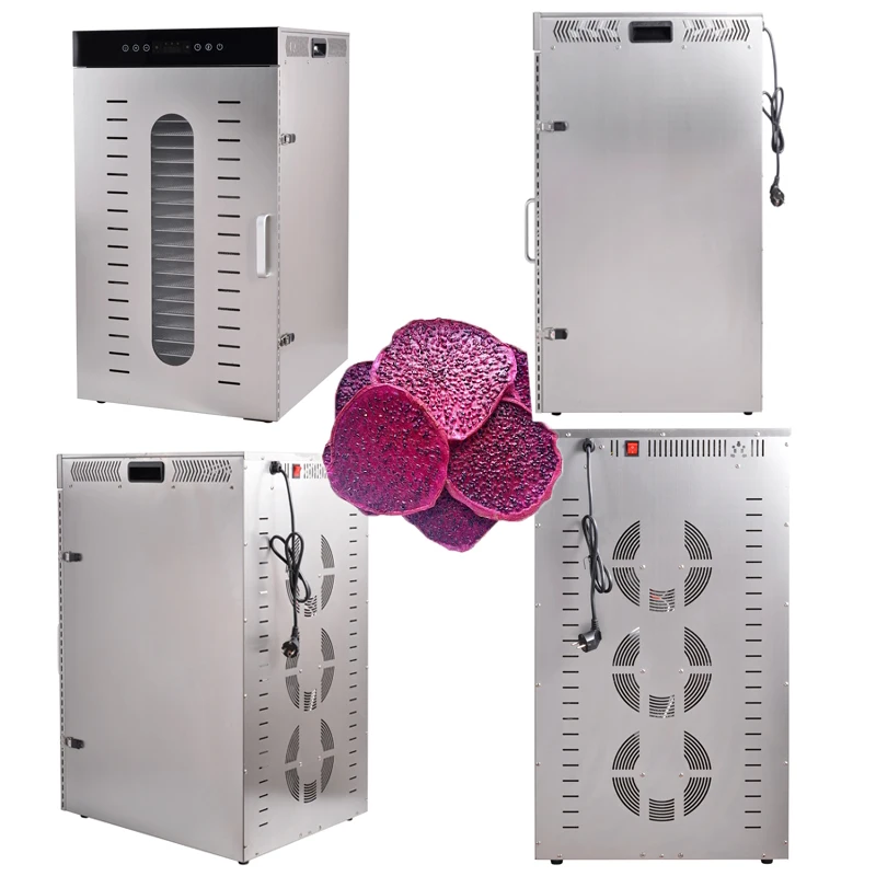 Сушилка для фруктов с контролем температуры, небольшая машина для обезвоживания пищевых продуктов для дома