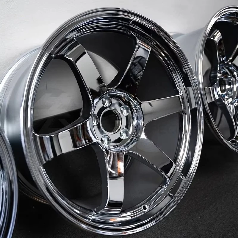 &c Chrom Polierte Geschmiedete Felgen für 5x112 5x114.3 5x120 Radfelgen für Q50 Q60 G37 M340i F80 G80 F82 F87