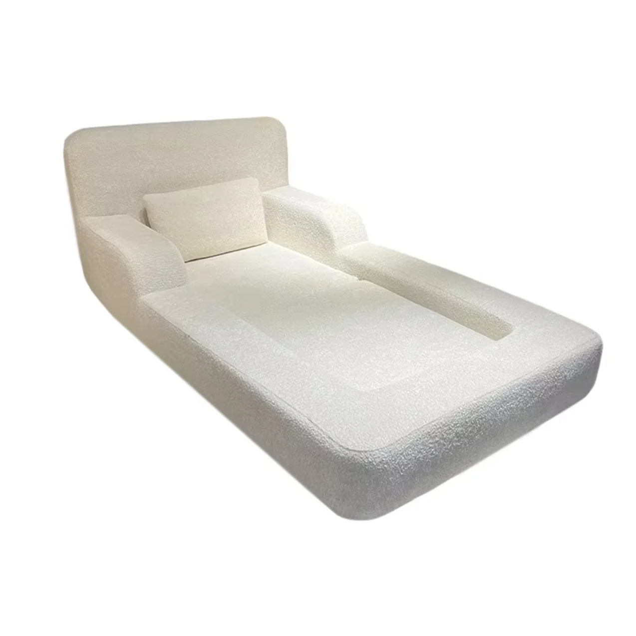 Full Vacuum Compression Children's Bed Foldable L-Shaped Modern Simple Multi-Function Sitting Lying Dual-Use Small Sofa Bed