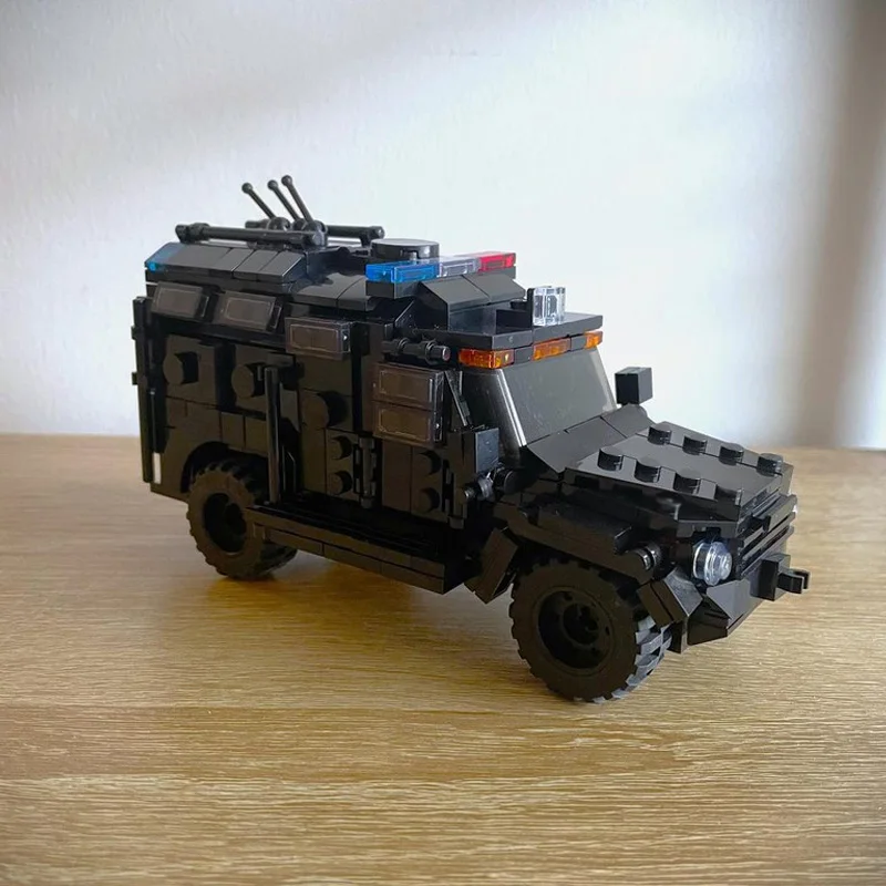 City Car Model MOC Building Bricks Armored Multi-Purpose Vehicle Modular Technology Children Holiday Gifts Assemble Toys Suit
