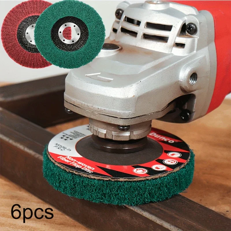 

nylon fiber flip metal polishing wheel, 4-inch abrasive polishing plate, for deburring and rust removal for complex surface weld