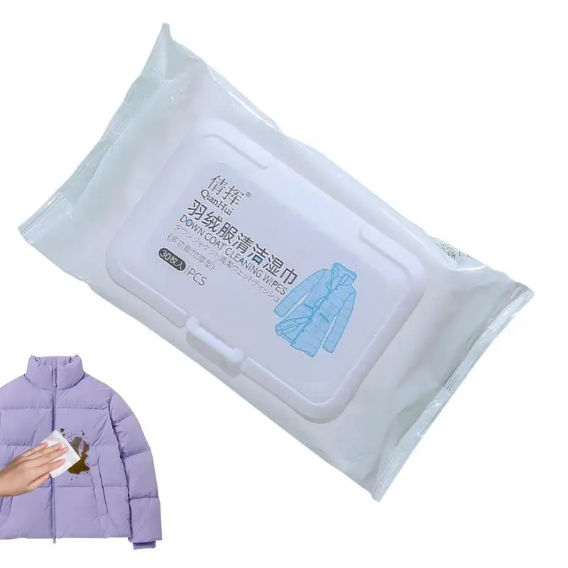 Wipes Down Coat Cleaning Care For Jackets Quickly Remove Stain Wet Wipes Clothes Cleaning Care Wash-free Cleaning