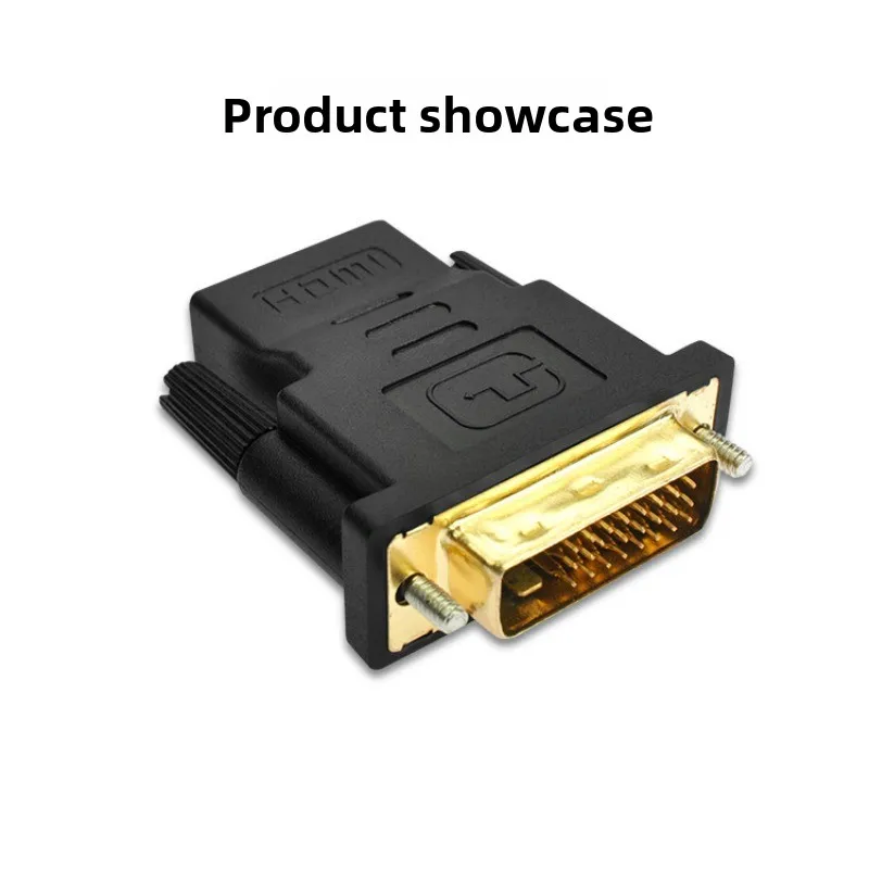 HDTV Bi-directional Connector Converter For PC Laptop TV Box 1080P DVI 24+1 To HDTV-Compatible Cable Adapter DVI Male To Female