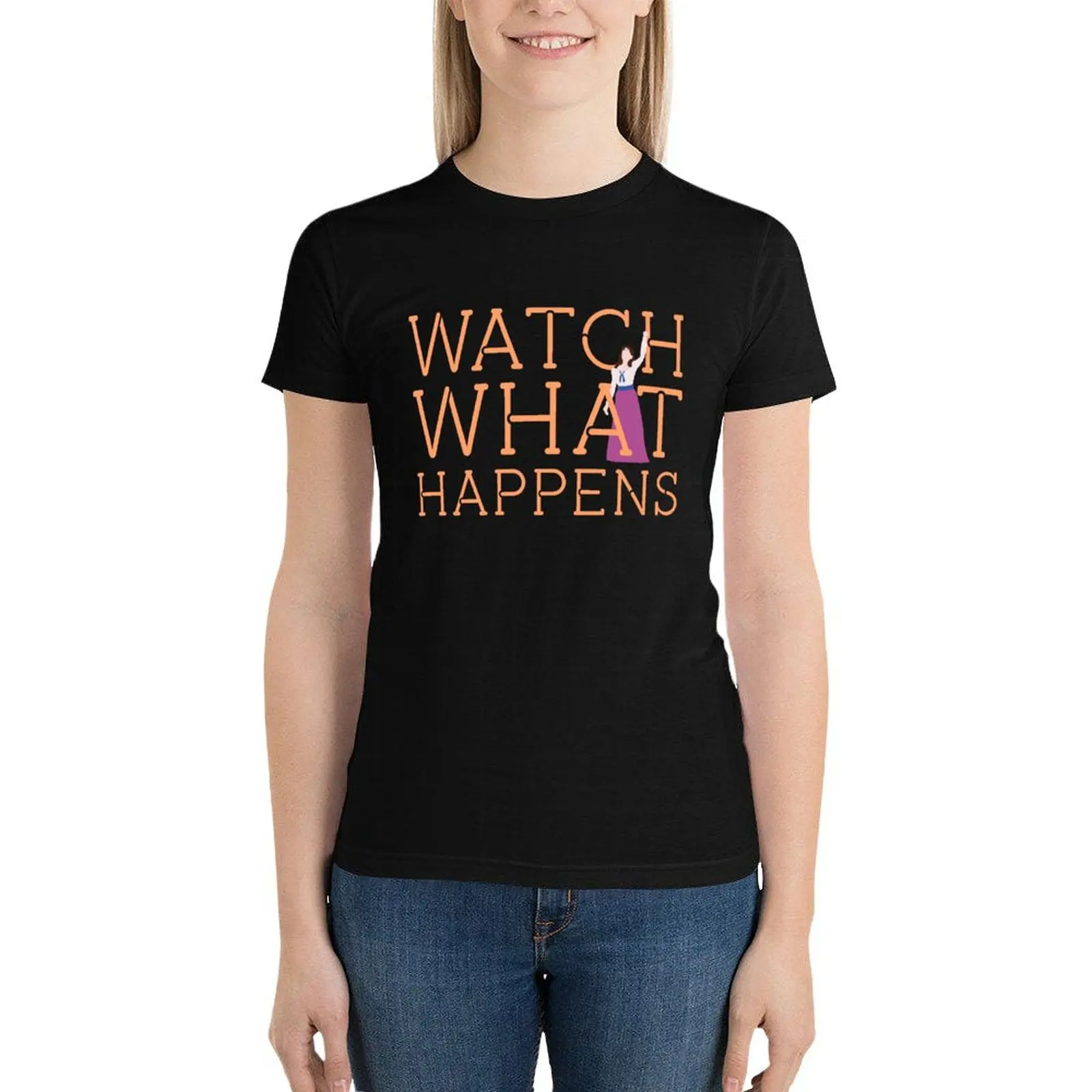 Newsies: Watch What Happens T-Shirt summer clothes hippie clothes Women's t-shirt