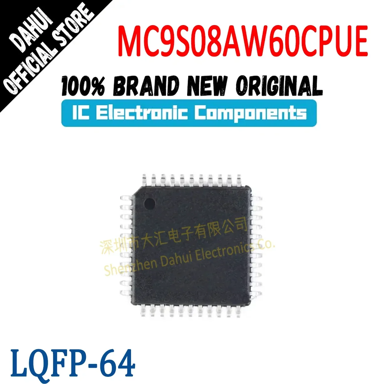 

MC9S08AW60CPUE LQFP-64 Microcontroller Processor Chip New Original