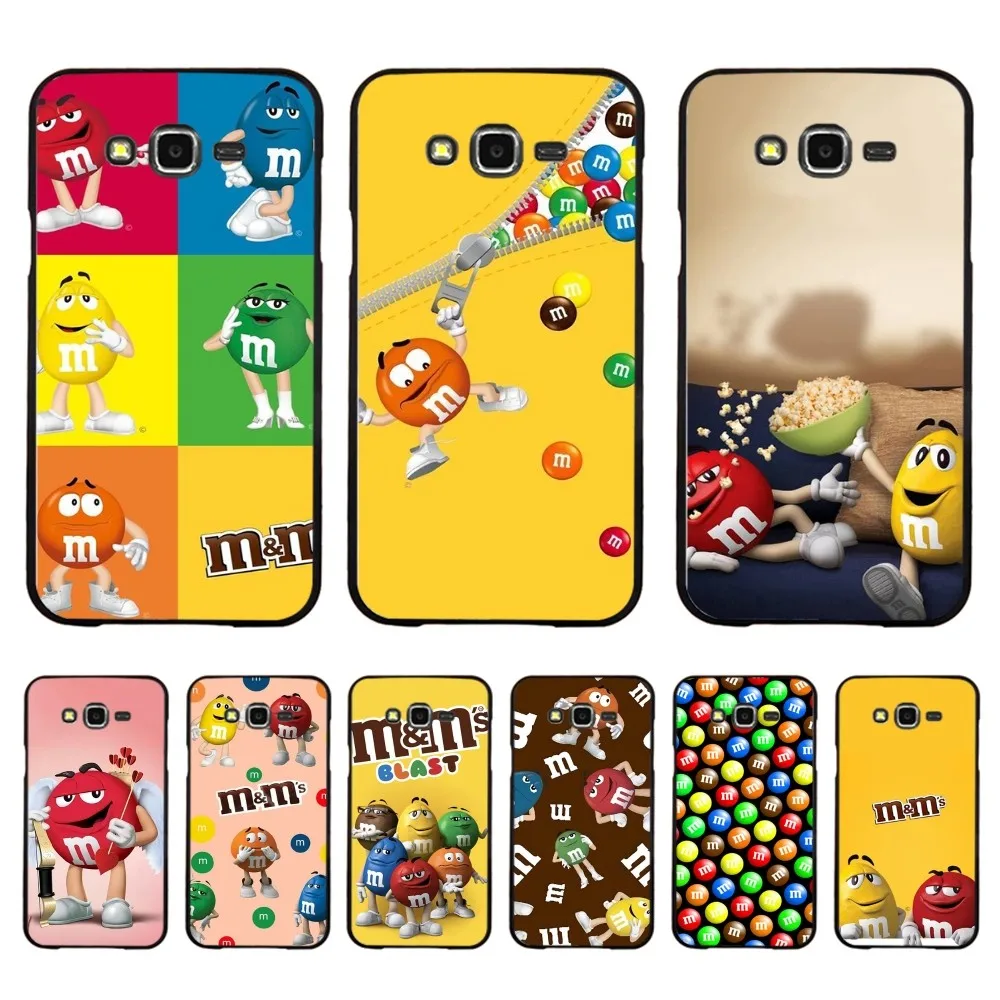 M-M&M'S Chocolate Phone Case For Samsung J 7 Plus 7core J7 Neo J6 Plus Prime J6 J4 J5 Mobile Cover