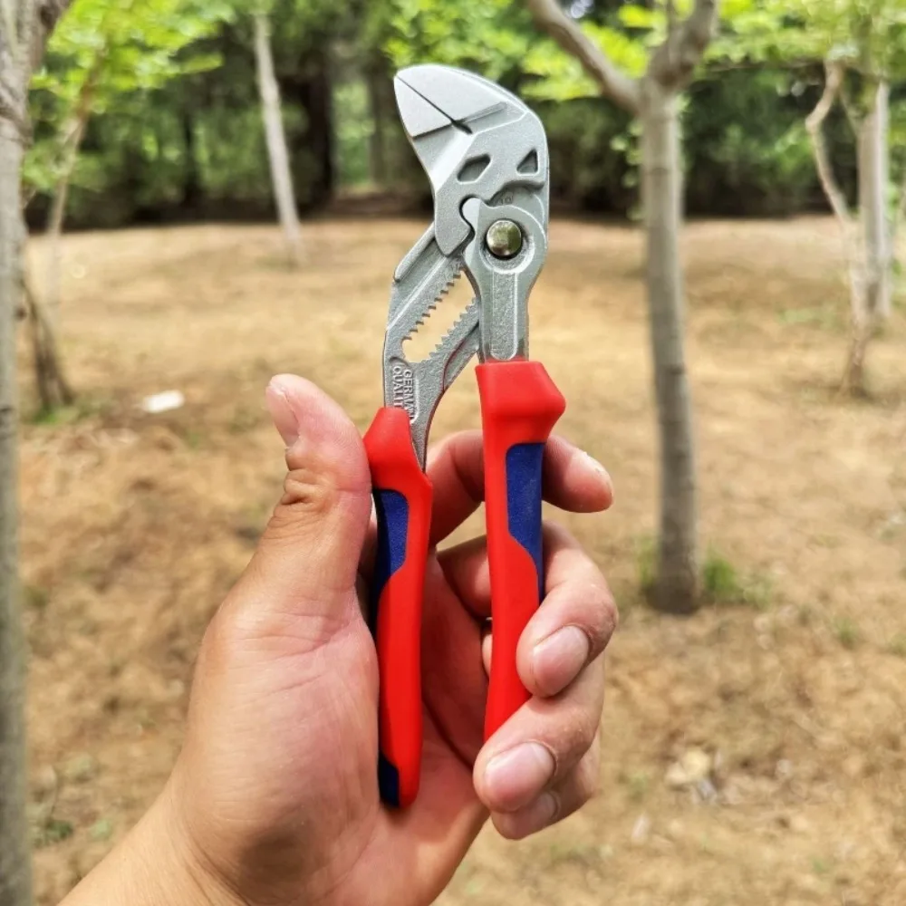 كماشة مضخة مياه سريعة قابلة للتعديل، أداة مشبك مفتاح ربط متعددة الوظائف مع فتحة كبيرة لإصلاح السباكة والصيانة المنزلية #5