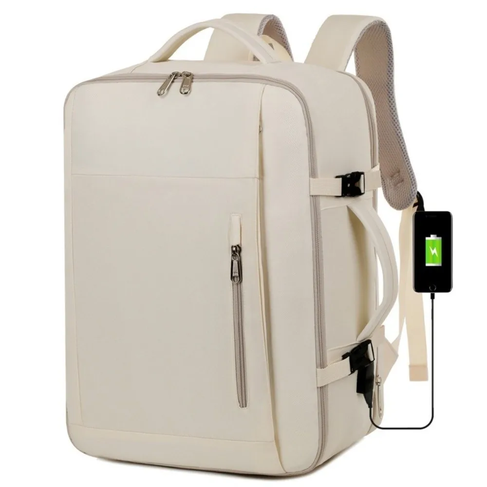 Stylish Expandable Travel Backpack Anti-Theft Large Capacity Vacuum Travel Bags Dedicated Compartment Oxford Laptop Bag School