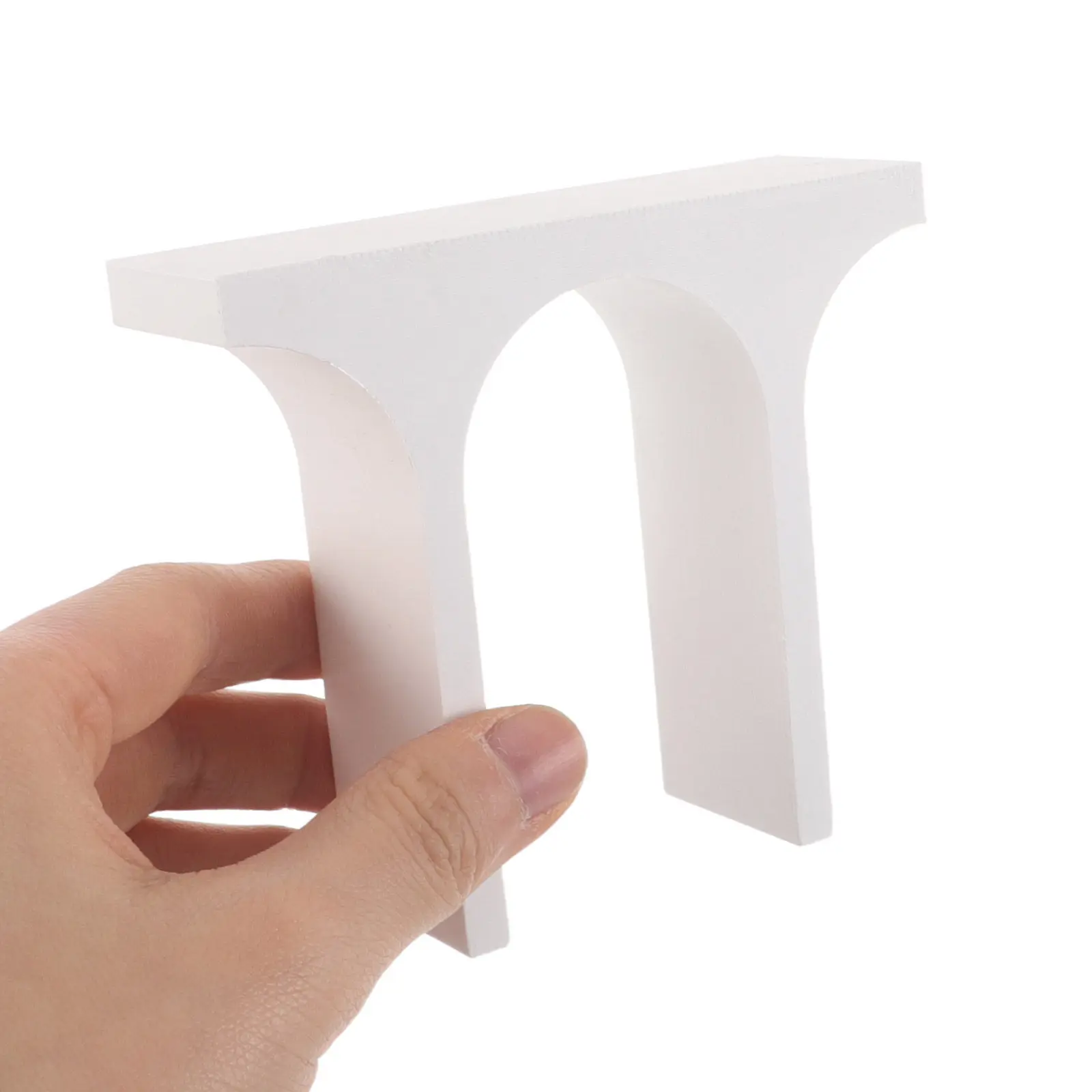 

White Miniature Arch for Dollhouse 1:12 Scale European Style Fireplace Arch Decor Accessory Minimalist Tabletop Scene Decoration