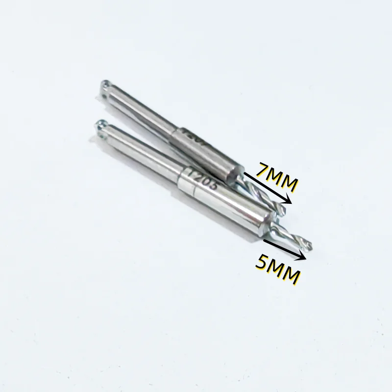 

2Pcs Dental Pre-Hole Drill Guide Depth Prebored Hole Drills Fit Nobel ITI ANT 5mm 7mm