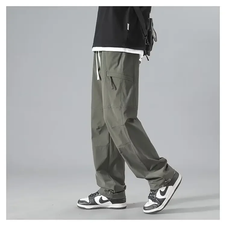 

Japanese Korean Fashion Cargo Pants Men Summer Baggy Casual Pants Harajuku Joggers Streetwear New Men Clothing Y2k Sweatpants