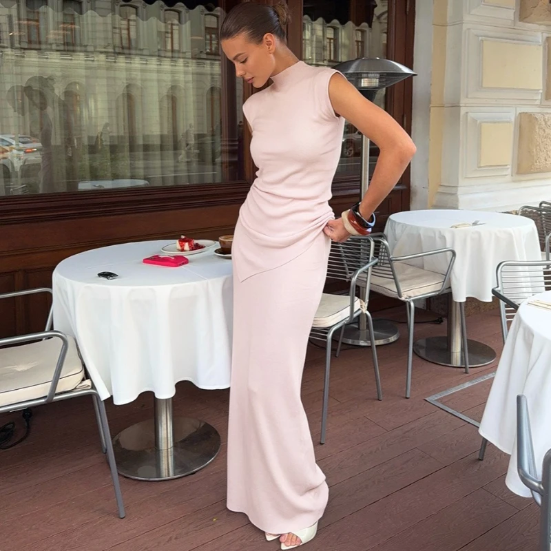 

Tsiisd Women's Pink Premium Knit 2 Piece Set Elegant Office Commute Luxury Soft Stretchy Party Evening Sets Female Outfits 2026