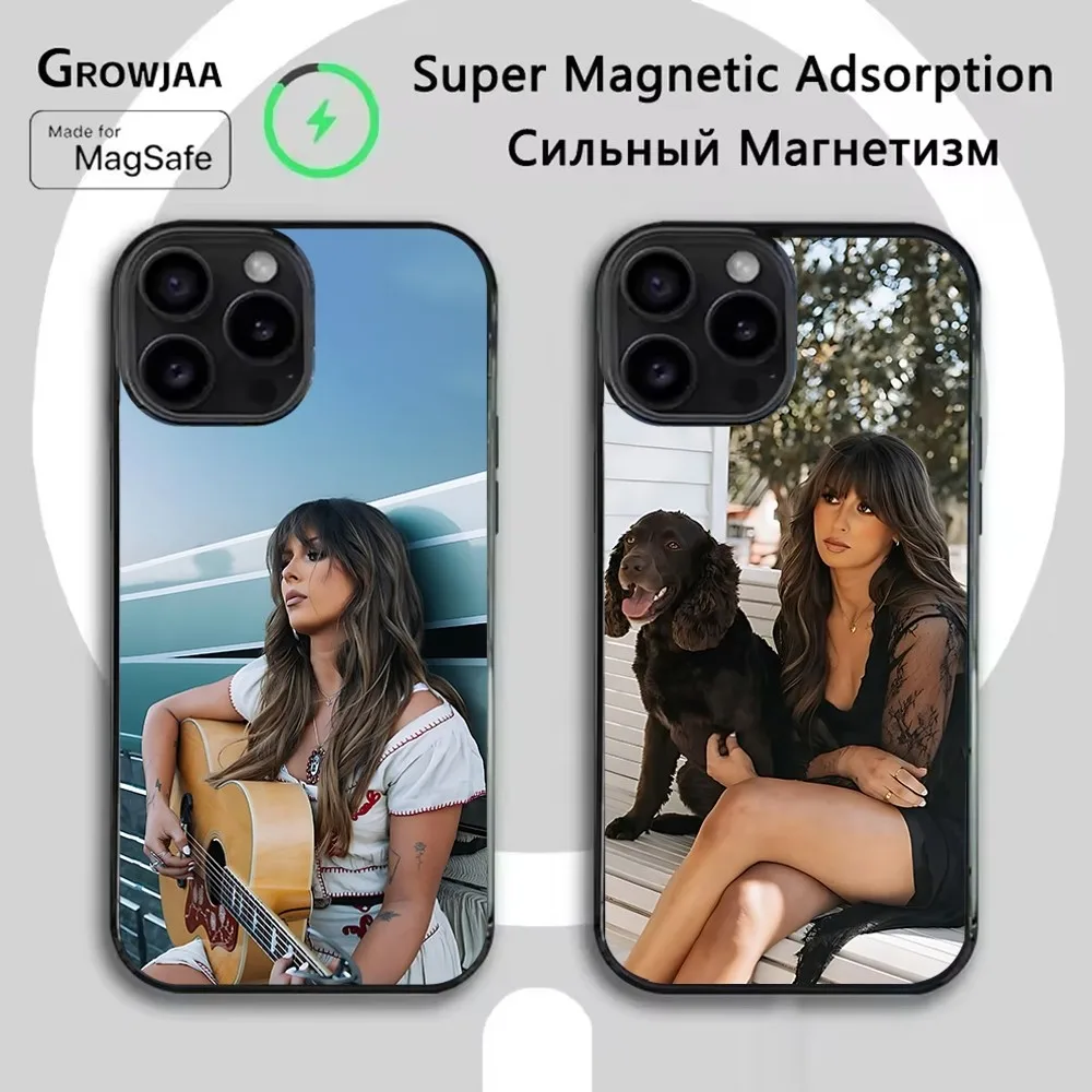 

E-Ella Singer Langley Phone Case For iPhone 16e,16,15,14,13,12,11,Plus,Pro,Max,Mini Magsafe Magnetic Wireless Charging
