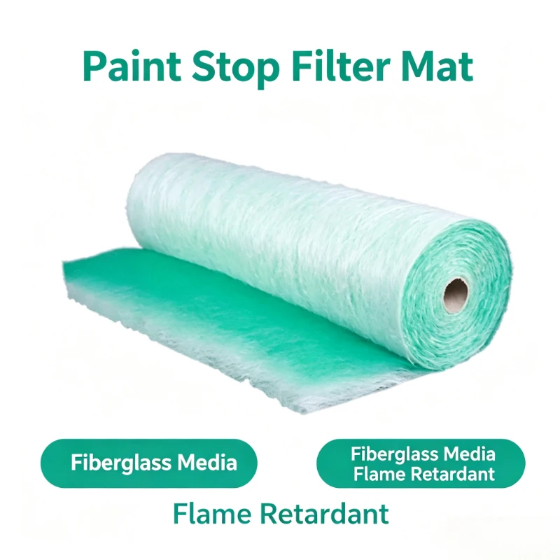 Spray Booth Filter Cotton Floor Cotton Glass Fiber Paint Barrier Net Environmental Protection Equipment Paint Mist Felt Paint