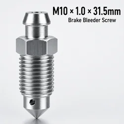 Bleed Screw For Brake Wheel Cylinder Thread M10x1.0 Length 31.5mm Autoparts Accessories