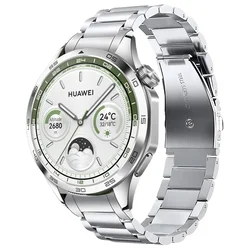 Bracelet de rechange en acier inoxydable pour HUAWEI ÜCH, bracelet GT4, bracelet en métal, accessoires de bracelet de montre, pas de lacunes, 46mm, 22mm