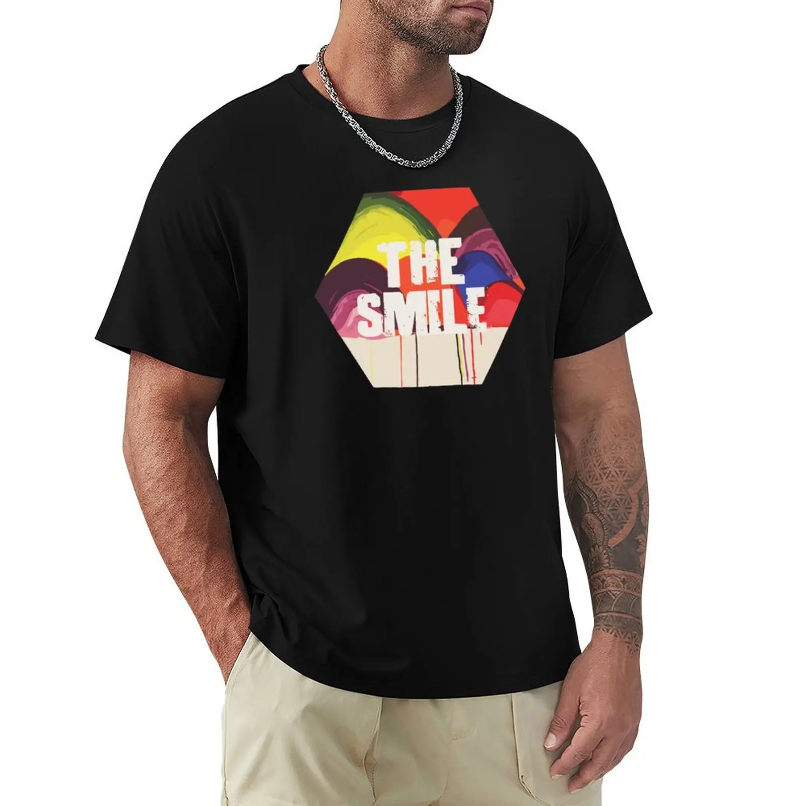 

HEXAGON LADIES T-Shirt boys whites summer 2025 mens white t shirts