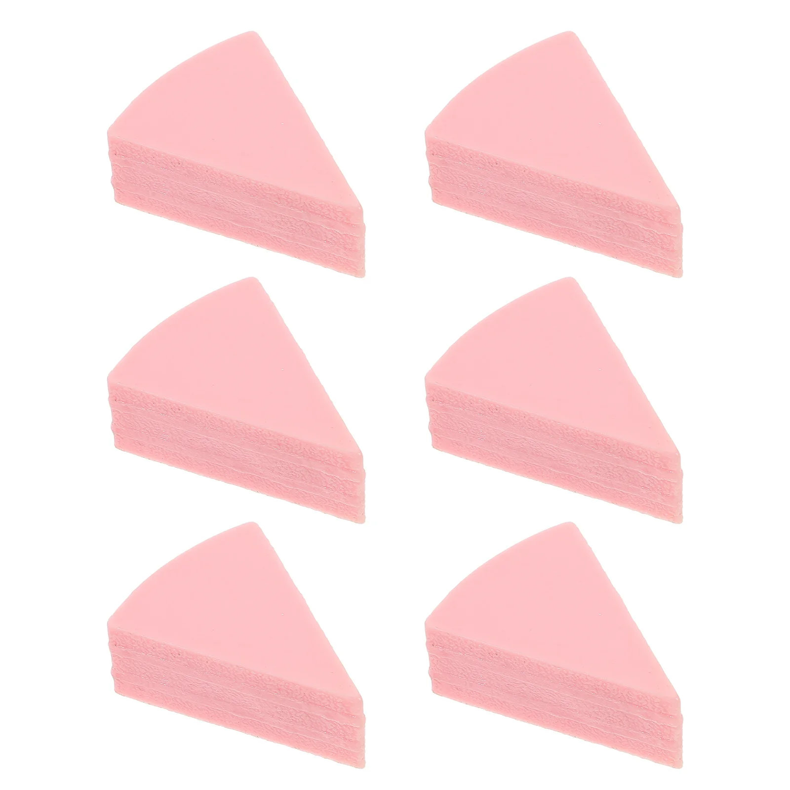 6 قطعة كعكة واقعية الحلوى قاعدة مصغرة الغذاء شريحة مجموعة ل دمية ديكور DIY بها بنفسك مخبز المشهد عرض الدعائم المعجنات الاصطناعية