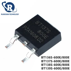 10PCS BT136S-600E BT136S-800E BT137S-600E BT137S-800E BT138S-600E BT138S-800E BT139S-600E BT139S-800E TO-252 thyristor