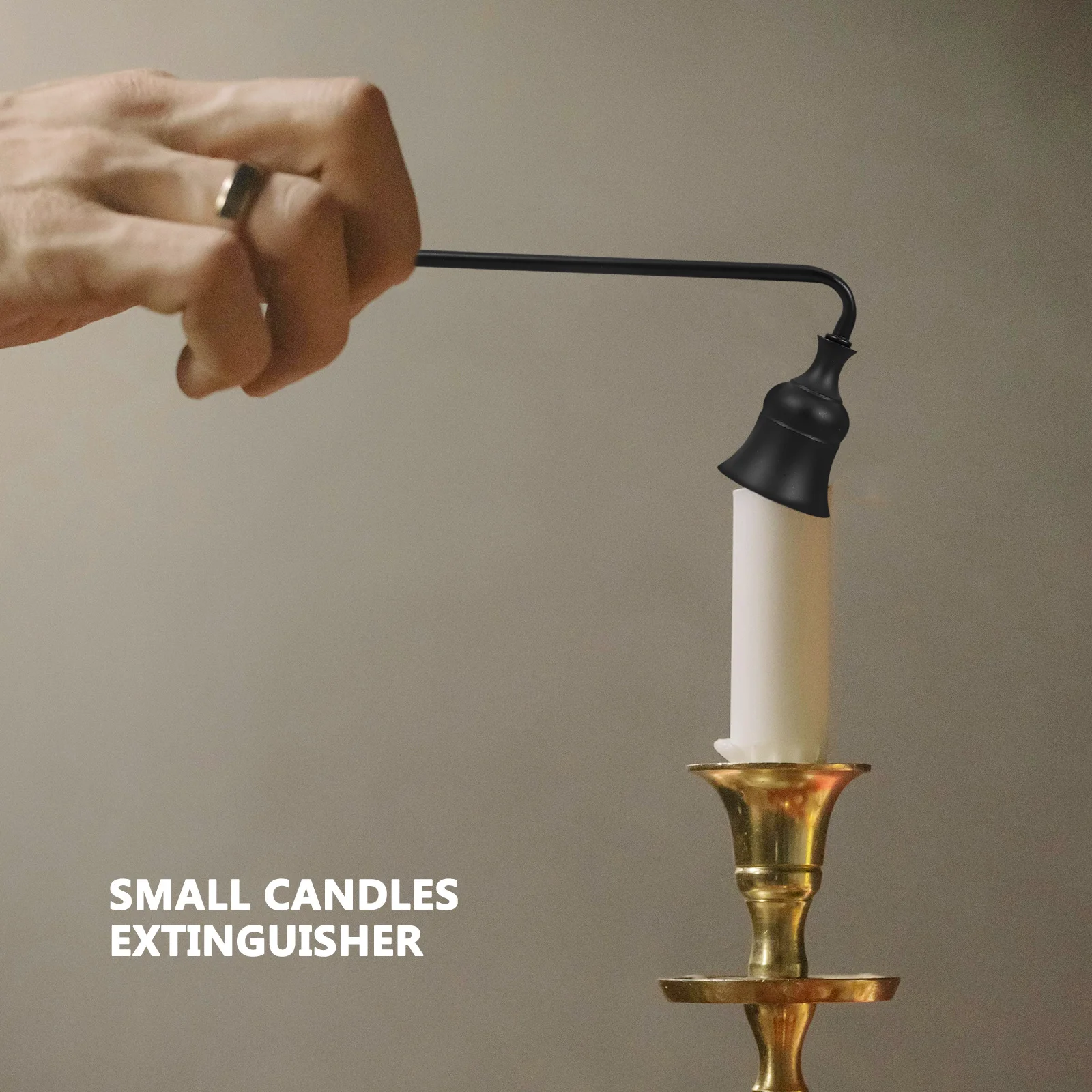 

Extinguisher Metal Snuffer Cap Aromatherapy Smokeless Wick Cover Unique Gift for Lovers Safe Convenient Tool