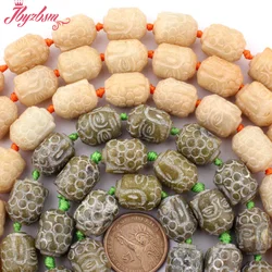 13x18mm Column Carved Buddha Jades Beads Natural Stone Beads For DIY Charms Pendant Necklace Bracelat Earring Jewelry Making 15