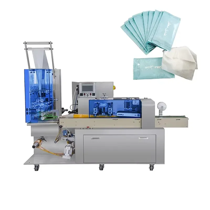 Recycling Machine 2026 Full Automatic Refreshing Cleaning Single Wet Wipes Wet Tissue Flushable Wipes Sachet Making Machine