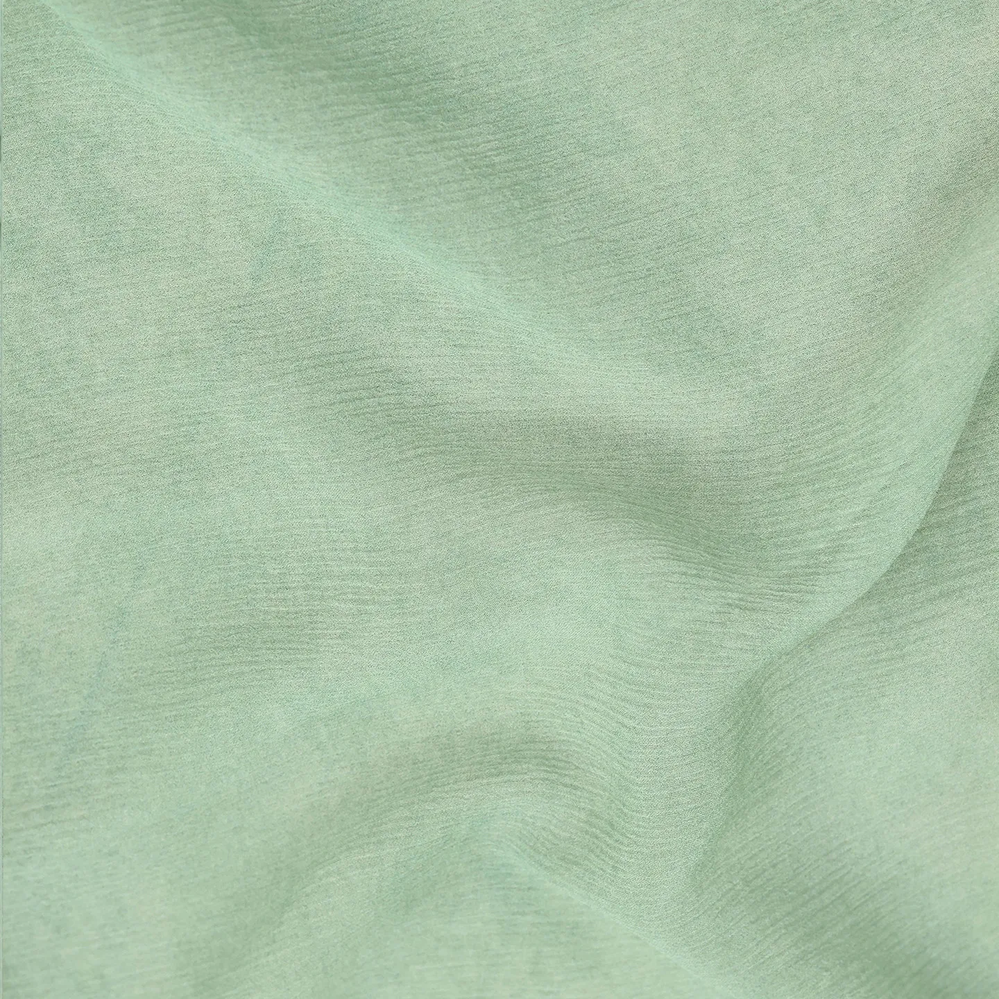 High Quality Sorbet Green Fried Color Style Silk Crinkle Chiffon Silkworm Silk Fabric Hanfu Designer Cloth view 5