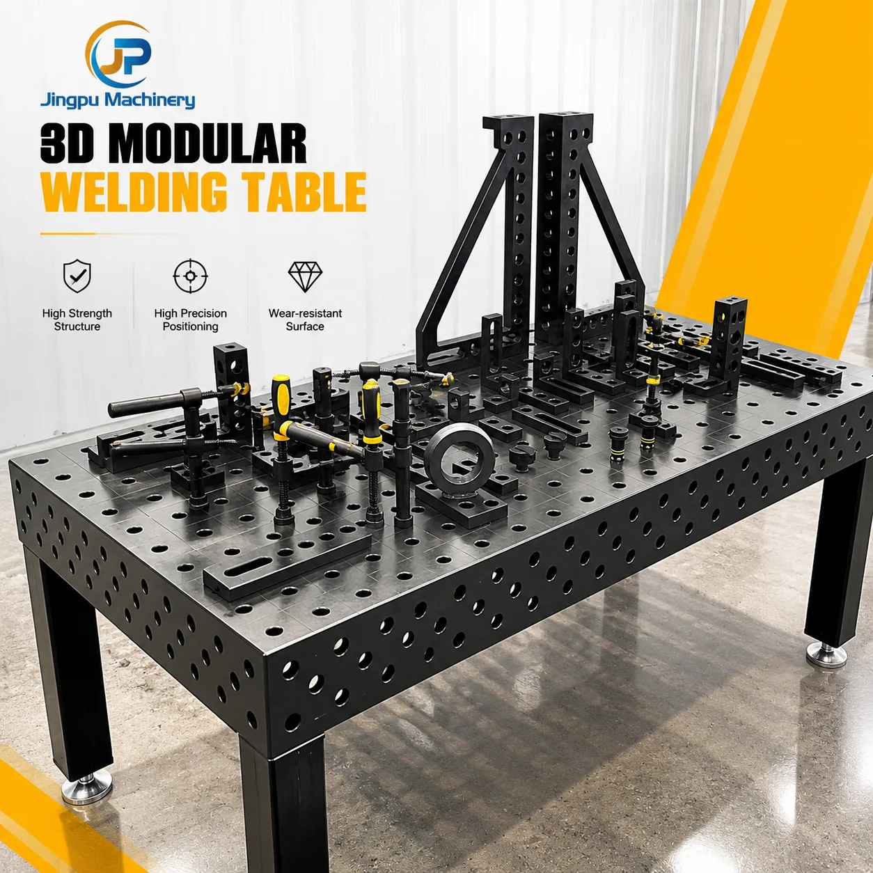 3D Welding Table Hot Sale 2400x 1200x 200mm mm Big Working Size Welding Table