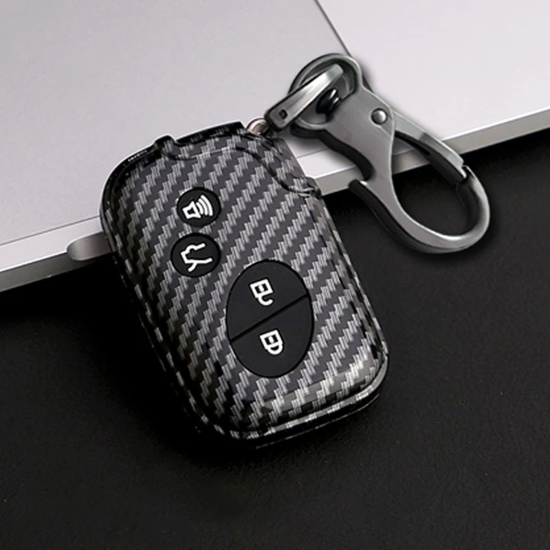 High Quality Carbon Fiber ABS Car Key Shell Cover, Suitable for Lexus GS430 ES350 GS350 LX57 IS30 RX350 IS250 Key Shell Bag
