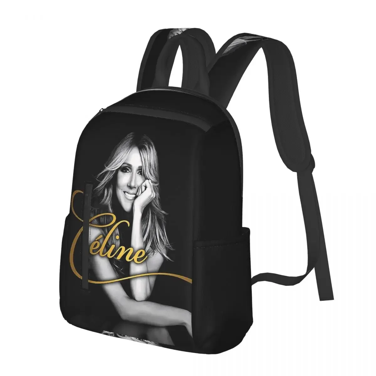 Celine Dion Mochila para estudiantes, mochila escolar, mochila de viaje para senderismo, mochila de moda para hombres y mujeres, bolsos de hombro