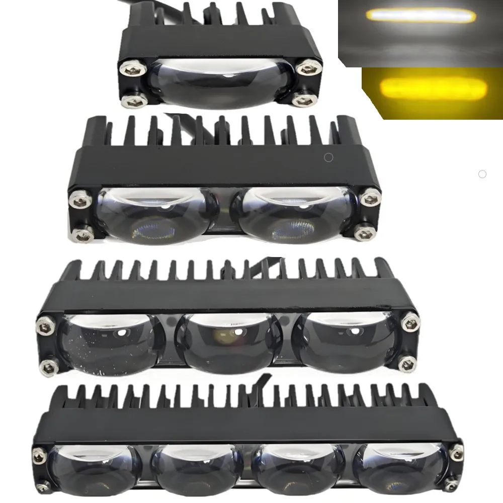 

1PCS Car Front Grille LED Light,Fog Lamps Projector Lens Work Light Mini Driving Light Auxiliary Lights For Motorcycle ATV,UTV.