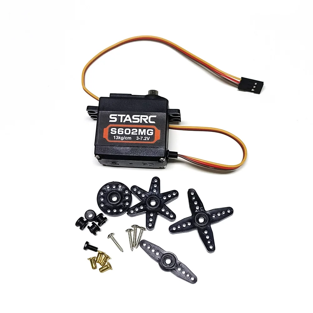 STASRC S602MG Metal Standard servos  180 Degree 13kg High Torque Metal Gear Servo For 1/8 1/10 RC Car RC Helicopter RC Boat Tank
