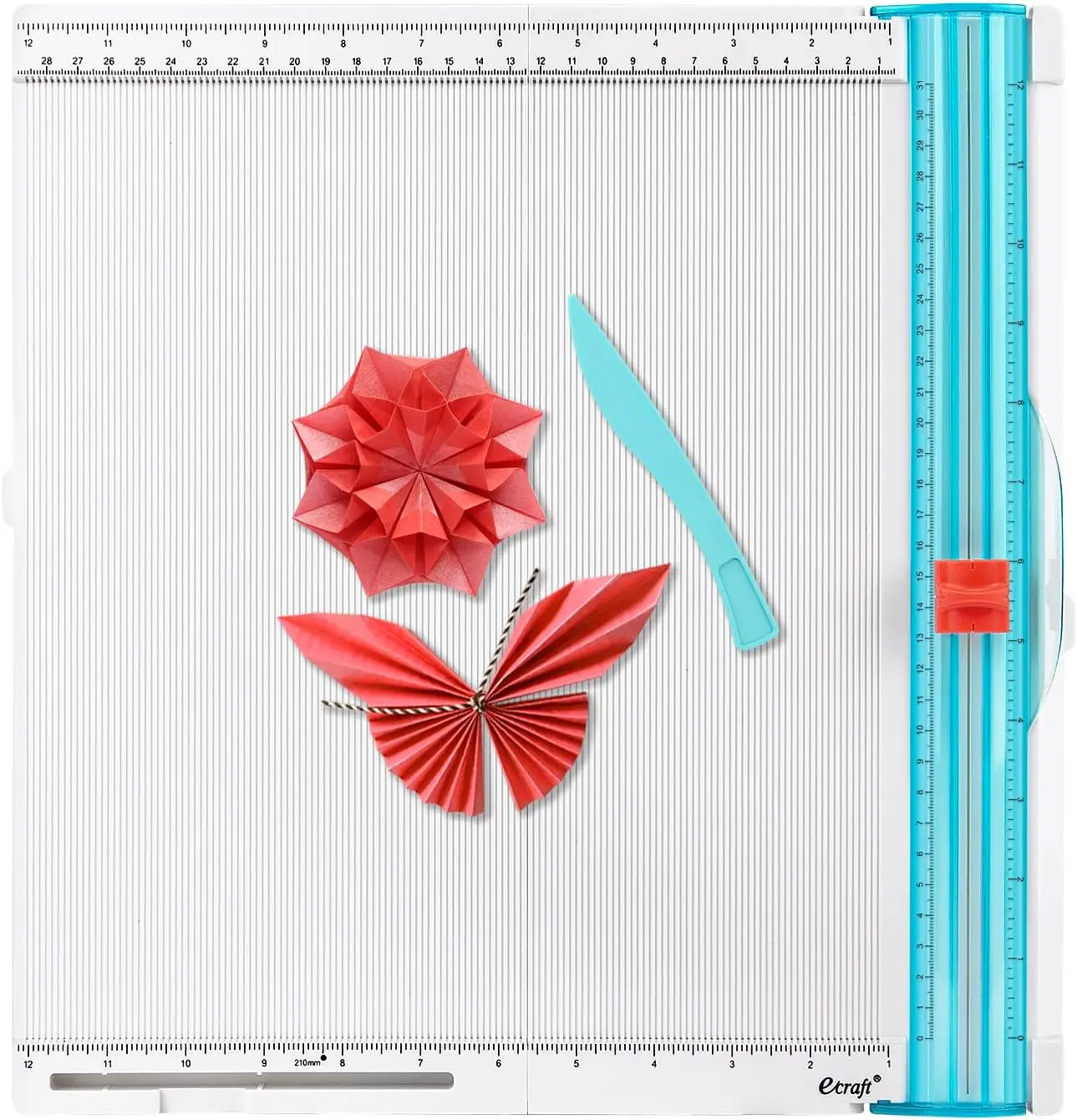 

12 x 12 Inch Paper Trimmer Cutter with Scoring Board for Scrapbooking, Cards, Envelope Making