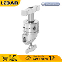 Heavy Duty Grip Head 1.6cm 16mm C Stand Mounting Adapter Metal Holder Photography for Light Stand Extension Boom Arm Reflector