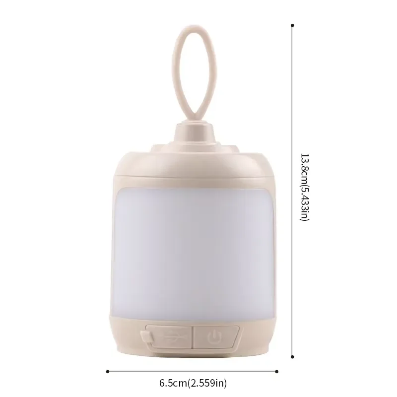 for Mini LED Camping Light  Rechargeable 400mAh Battery 4 Modes IPX4 Waterproof Portable Tent  Outdoor 50-100lm 2W