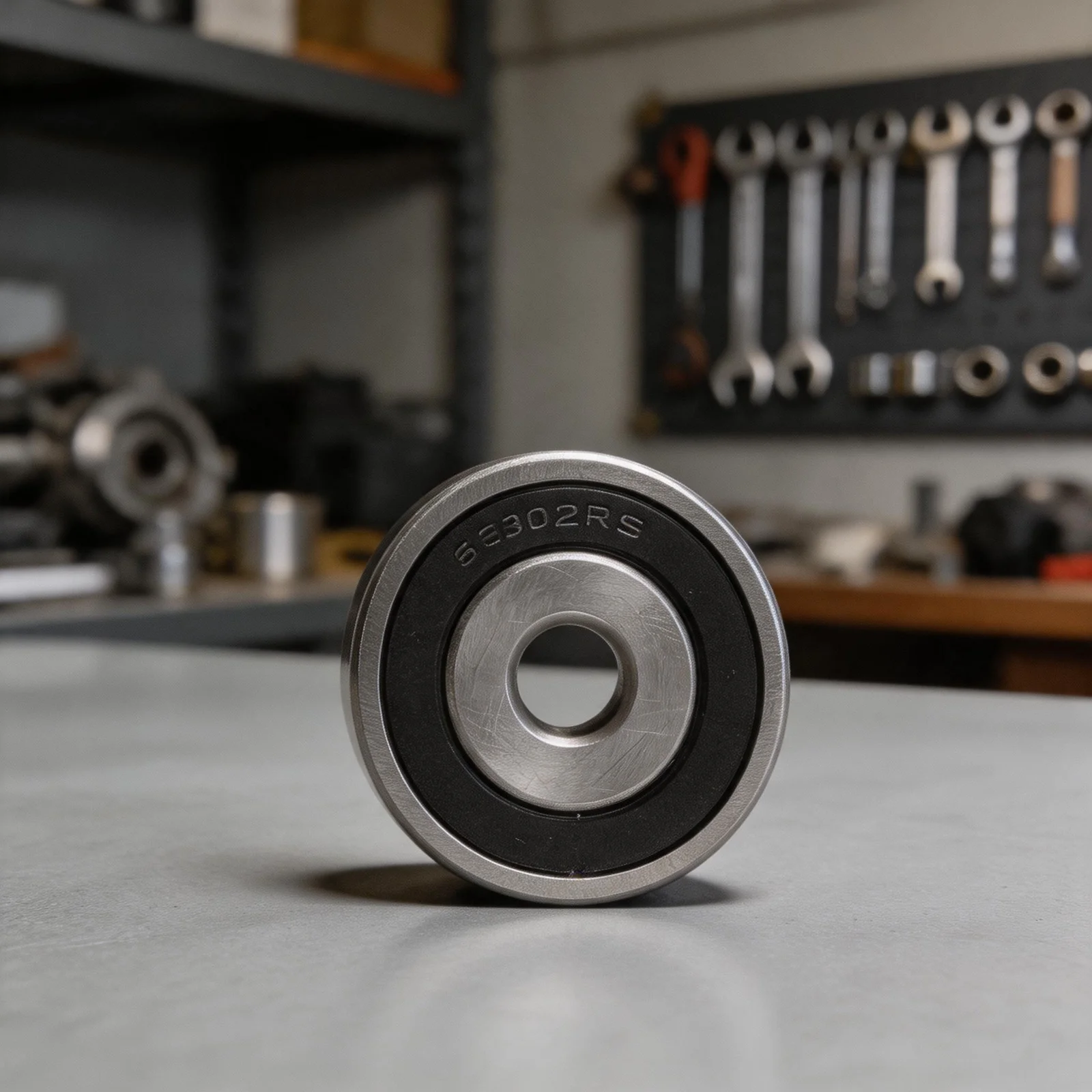 Ball Bearing 6302 10x10.2x42x13mm 2RS Sealed Deep Groove Type Bearing Steel for Devices and Laboratory Instruments