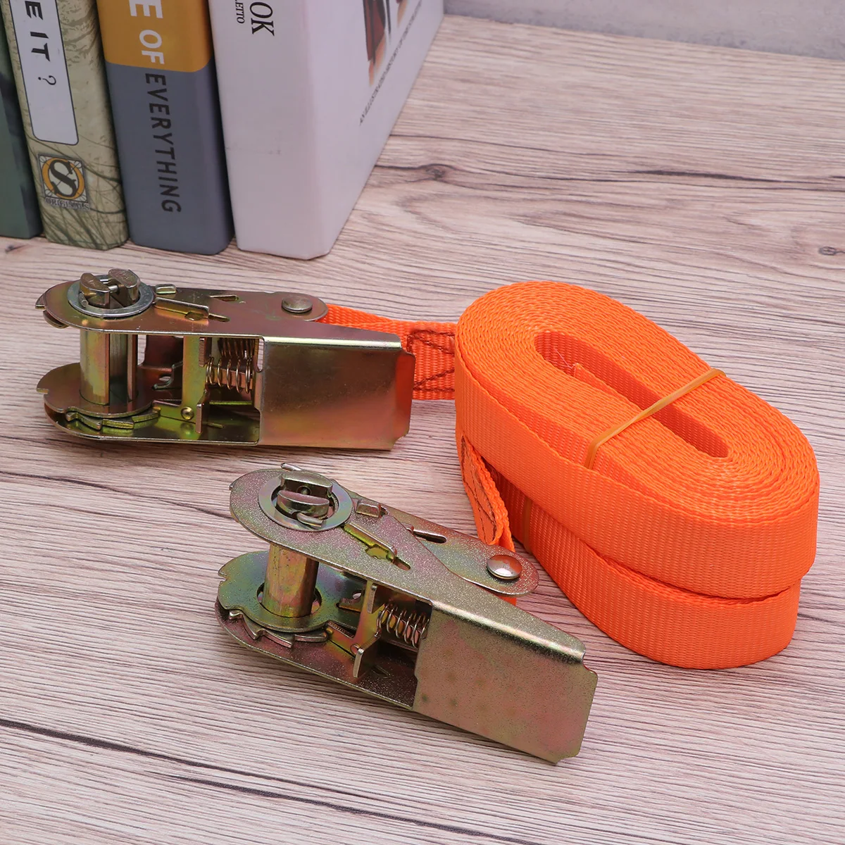 

Heavy Duty Cargo Tie Down Strap Luggage Rack Lashing Belt Ratchet For Truck Trailer Storage Heavy Load Secure Durable