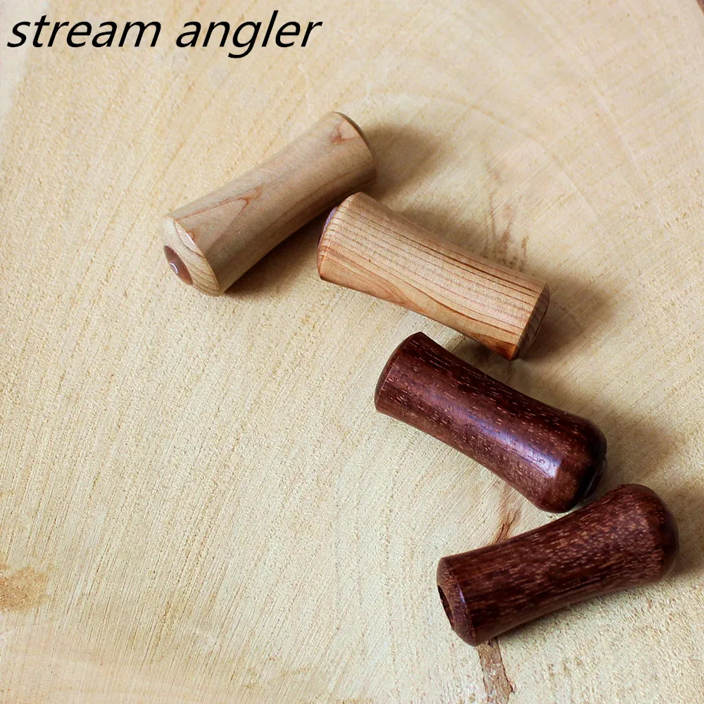 Solid Wood Knob Primeval Blood Sandalwood Cypress Knobs 2.5g Fit For Daiw A Shiman O With Bearings Stream Angler Products