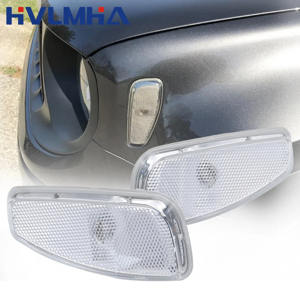 For Jeep Renegade 2014-2019 Accessories Front Turn Side Signals Lights Reflection Warning Turn Signal with t10 led orange bulb