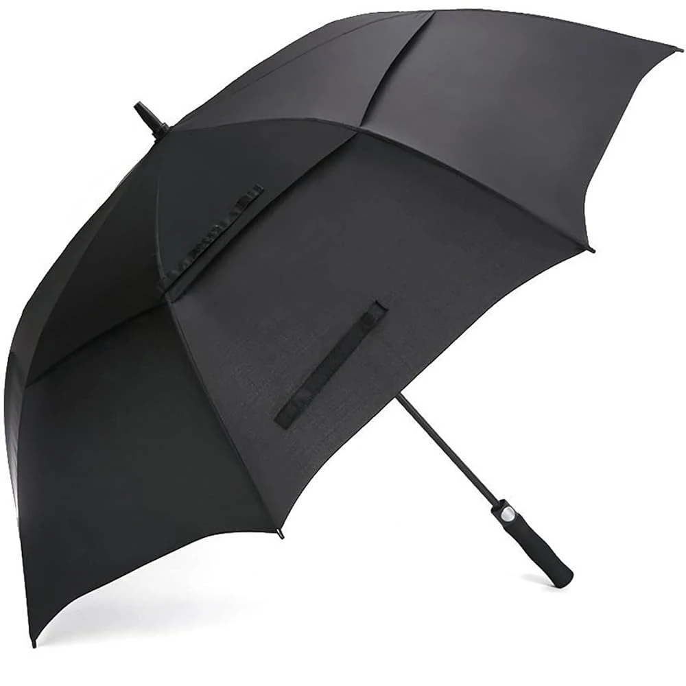 

47/54/62/68/72 Inch Automatic Open Golf Umbrella Oversize Extra Large Double Canopy Vented Windproof Waterproof Stick