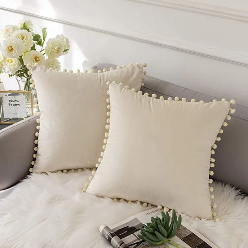 

Nordic Style Soft Cushion Cover Velvet Pillow Cover Modern Decorative Pillows for Sofa Living Room Home Decor 45x45cm Pillowcase