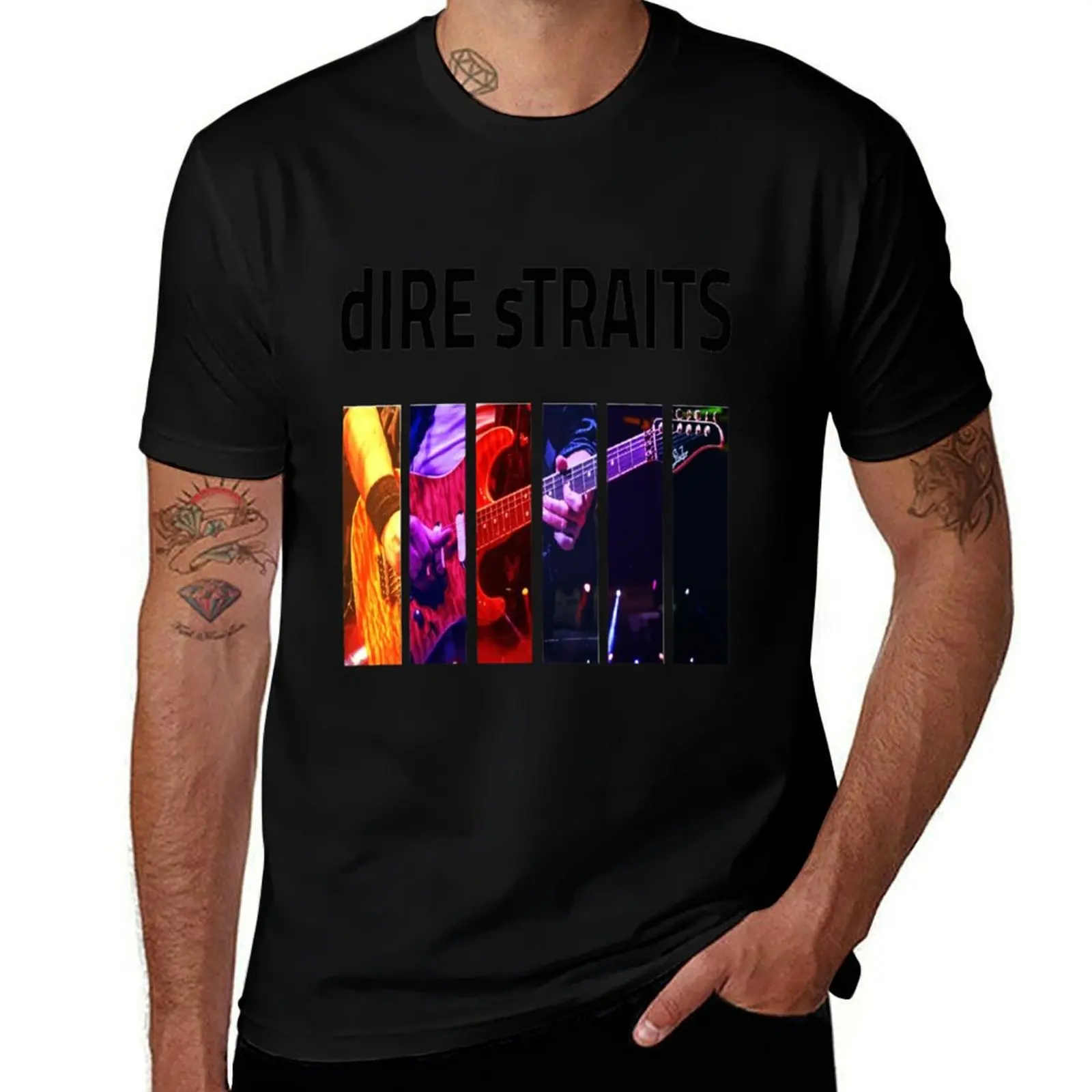 

Dire Straits T-Shirt Active Wear Sports T-Shirt for Men