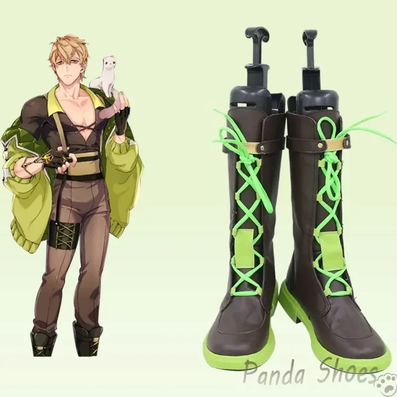 

Quincy Nu Carnival Обувь для косплея Аниме Игра Cos Сапоги Nu Carnival Quincy Косплей Костюм Опора Обувь для Хэллоуина