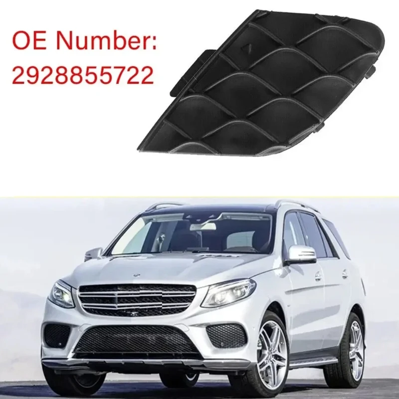 

547B Front Side Bumper Tow Hook Eye Cover Towing Caps 2928855722 for W292 2015-19