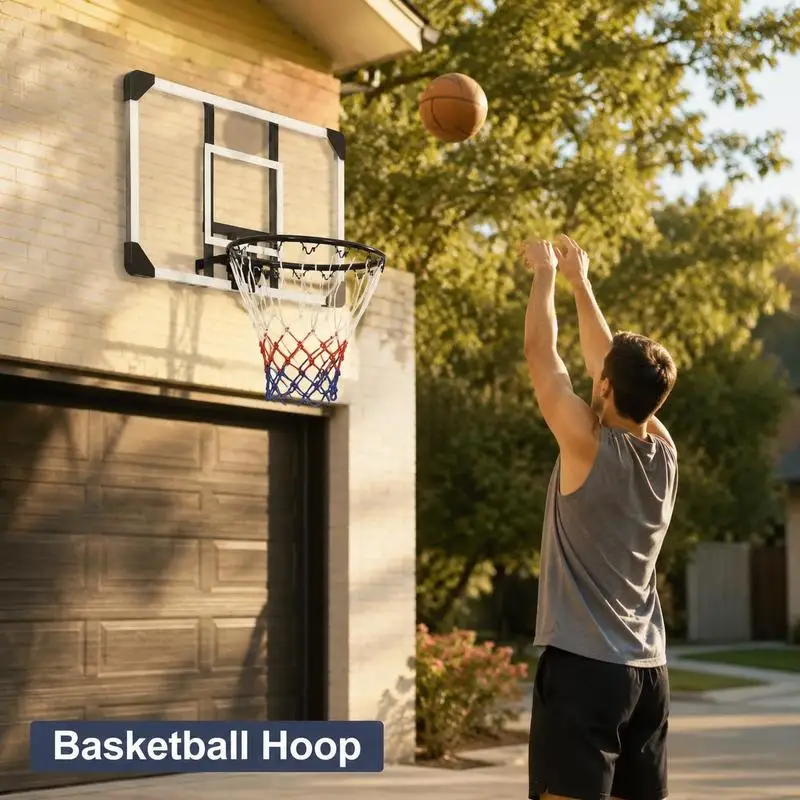 Panneau de basket en polycarbonate transparent, planche de panier durable 71x45x2,5 cm, remplacement pour panier de basket mural, facile à nettoyer, support intérieur/extérieur, entraînement et jeu sportif, résistant aux chocs, pour jardin