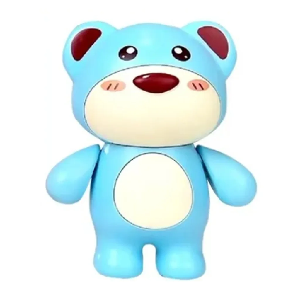Spaartank Schattige beer Spaarpot Arm Beweegbaar Grote capaciteit Kleine spaarpotten Blauwe cartoon beer Opbergdoos voor kinderen Munten Geld