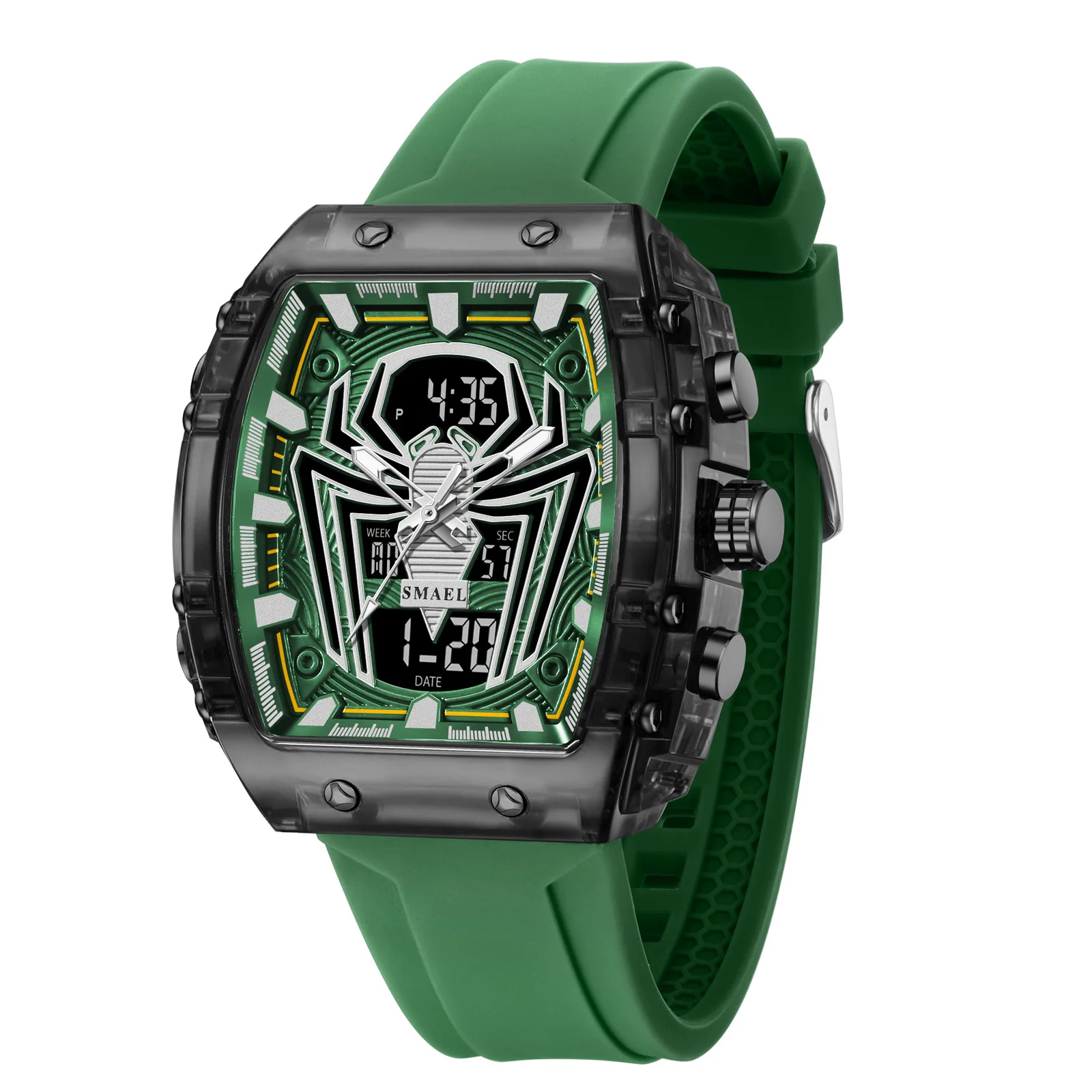 Fashion Smael Brand 8116 Waterproof Dropshipping Watch Alarm Clock Luminous Young Fashion Business Quartz Sport Wristwatches