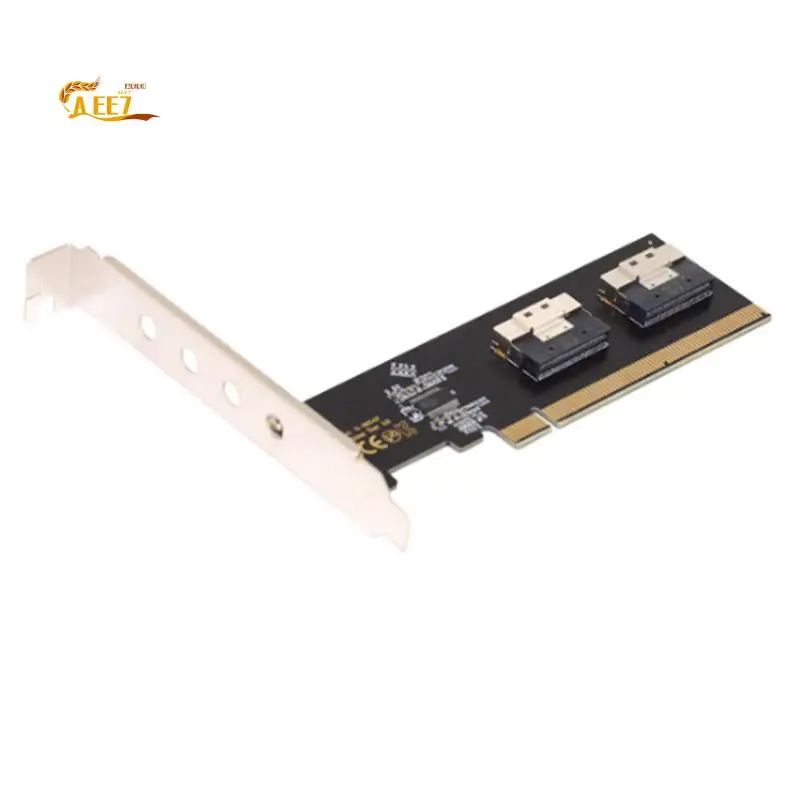 

Адаптер AEE7-U.2 PCI-E, максимально поддерживает потенциал Pcie: Pcie 3.0 4.0 X16 — 2-портовая карта адаптера SFF-8654 8I Riser